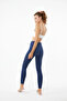 Navy Blue High Waist Recovery Seamless Women's Sports Leggings - 6