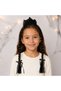 Wednesday Black Braided Hair Crown with Bow Halloween Costume Accessory - 2