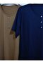 2-Pack, Full Summer Wear, Short Sleeve, Lycra Viscose, Anti-Sweat, No-Show Blouse - 5