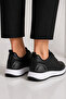Women's Black Sneaker Casual Sports Shoes Lace-Up Comfortable Casual Daily Use Stylish Shoes - 5