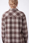 Women's Plaid Patterned Long Sleeve Oversize Lumberjack Shirt - 3