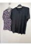 2-Pack, Full Summer Wear, Short Sleeve, Lycra Viscose, Anti-Sweat, No-Show Blouse - 3