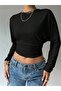 Crew Neck Long Sleeve Viscose Fabric Usa Trends Blouse -Do987676 - 2