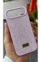 iPhone 17 Air Compatible - Shiny with a Stone-Like Appearance (Velvet on the Inside) Soft Sided Phone Case