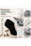 Wak Unisex Seamless Short Socks, 6-Piece Bootie Socks, 85% Cotton Recycled Yarn, Perfumed, Black White Gray, Soft Breathable Casual Sports Socks - 6