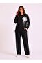Plus Size Lycra Modal Fabric Suit with Slits and Accessories - 2