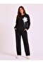 Plus Size Lycra Modal Fabric Suit with Slits and Accessories