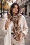 Floral Patterned Multi-Purpose Shawl Scarf Foulard Pareo – Women's Shawl - 3