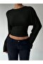 Crew Neck Long Sleeve Viscose Fabric Usa Trends Blouse -Do987676 - 6