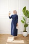 Belt Detailed Gray Felt Knitwear Dress Anka261042 - 3