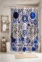 Amoour Tiger and Leopard Patterned Shower Curtain, Bathtub Curtain 175X200Cm - 4