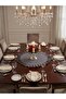 Ruffled Round Runner 60X60 Cotton Polyester Tablecloth - 3
