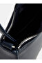 Leather Look Women's Shoulder Bag with Scarf Accessory - 3