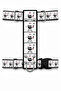 Adjustable Printed H-Type Chest Harness Set with Scarf - 2