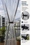 Transparent Waterproof Balcony Curtain 0.40 mm Pvc – Transparent Tarpaulin with Cornice – Camellia, Terrace and Winter Garden with Cornice - 6