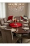 Ruffled Round Runner 60X60 Cotton Polyester Tablecloth - 2