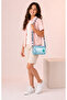 Children's Bag, Two-Compartment Star Patterned White Hand and Shoulder Bag - 6