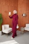 Belted Knitwear Three-Piece Set (Blouse + Cardigan + Trousers) Anka261043 - 3