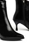 Mira Black Rustic Pointed Toe Women's Heeled Boots - 3