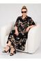 Women's Plus Size Cotton Viscose Midi Oversize Loose Cut Shirt Dress - 5