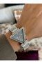 Silver Triangle Wristwatch - 2