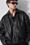 Oversize Comfortable Fit Leather Jacket