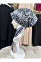Scarf Bonnet Cotton Hoop Fabric Does Not Slip - 3
