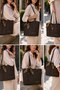Women's Hand and Shoulder Bag with Scarf Detail, Casual Stylish Large Size Shoulder Bag - 3