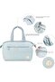 Large Capacity Diaper Bag with Pacifier Case and Changing Mat Multi-Functional Crossbody Design for Convenience by Lam - 4