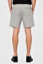 Men Solid Basic Shorts, Grey - 4