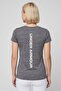 Women Loose Fit Short Sleeve Training T-Shirt, Grey - 4