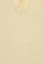 Men Regular Fit Solid Short Sleeve Polo Shirt, Light Yellow - 5