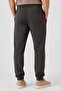 Men Regular Fit Plain Sweatpants, Dark Grey - 4