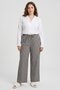 Women Checkered Wide Leg Pajama Pants, Multicolor - 2