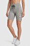 Women Sportswear Fit Running Shorts, Light Grey