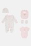 Toddlers Girl 5 Pieces Allover Print Hanging Gift Set, Multicolor - 4