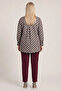 Plaid Pattern Modal Tunic Gray - 4
