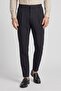 Men Regular Fit Plain Track Pants, Black