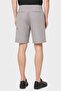 Men Solid Basic Shorts, Grey - 4