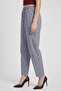 Women Regular Fit Gingham Pattern Capri Pants, Multicolor - 3