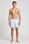 Men Stripe Board Shorts, Ice Blue - 2