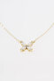Minimal Flower Necklace Gold - 3