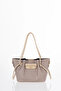 Drawstring Detailed Shoulder Bag Mink