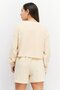 Women 2 Pieces Embroidered Pajamas Set, Peach - 2
