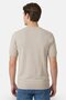 Men Crew Neck Short Sleeve Textured T-Shirt, Beige - 4