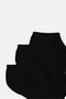 Kids Boy 10 Pairs Brand Logo Ankle Socks, Black - 2