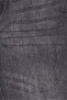 Men Regular Fit Washed Non-Stretchable Jeans, Charcoal - 5