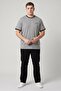 Men Crew Neck Short Sleeve Heather T-Shirt, Sage Green - 2