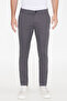 Men's Anthracite Slim Fit Slim Fit Cotton Stretch Chino Trousers - 2
