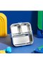 Steel Lunch Box for Kids Adults,Insulated Bento Lunch Box with Tableware & Bag,3 Compartment Divided Lunch Containers with Lids,Leakproof | BPA Free | Dishwasher Safe (Red,750ml) - 7